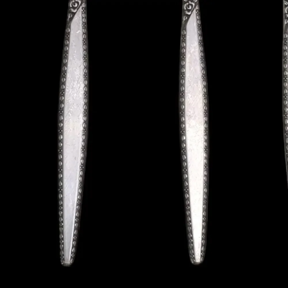 Lot 4 Vintage Orleans Silver - ORL8 - Stainless Japan - Place/Oval Soup Spoon